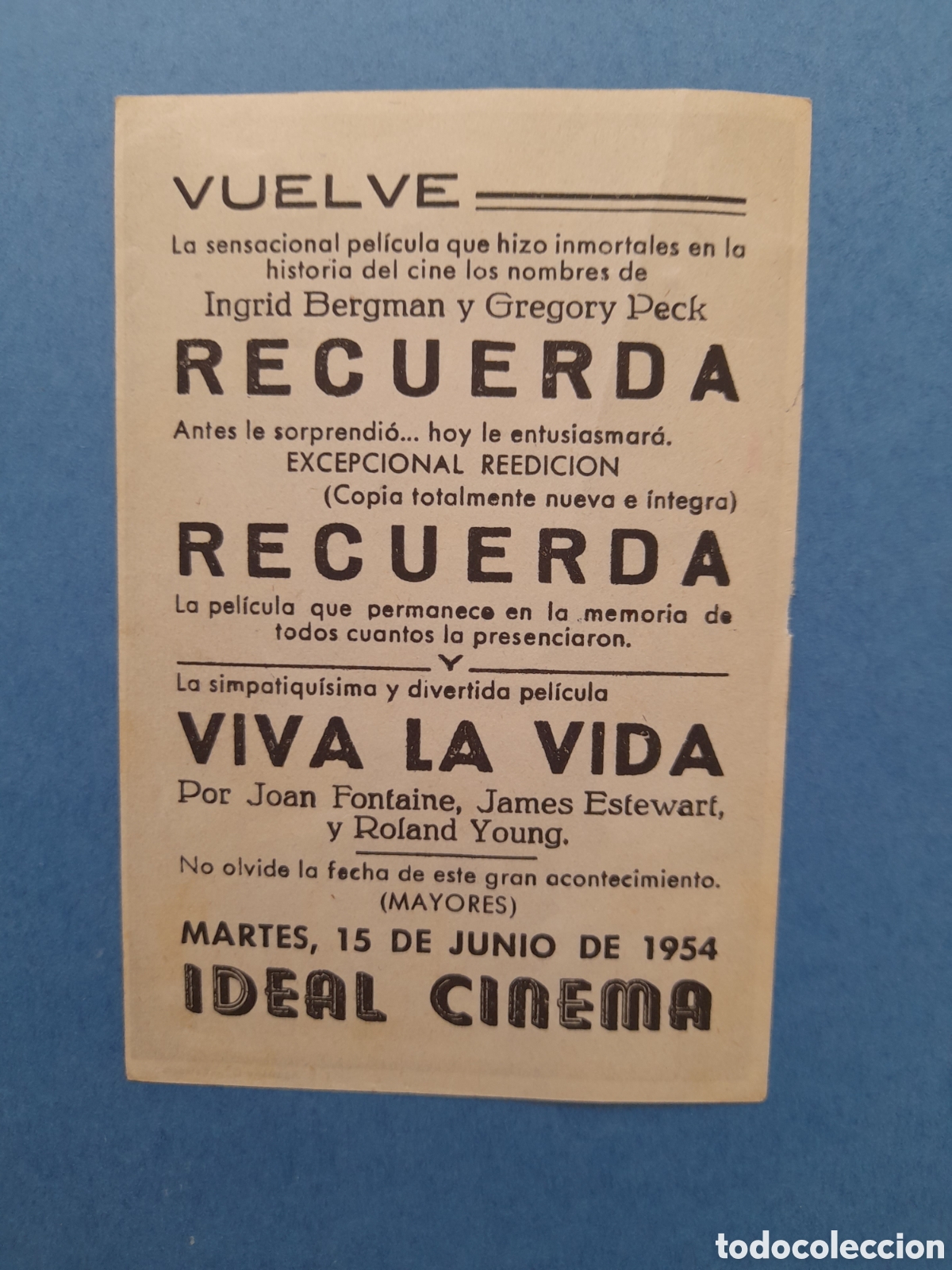 Cine: Programa de cine Recuerda. - Foto 2