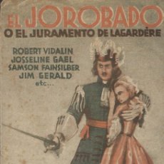 Cine: F5817 EL JOROBADO O EL JURAMENTO DE LAGARDERE-SIMPLE, MAS PEQUEÑO 5815