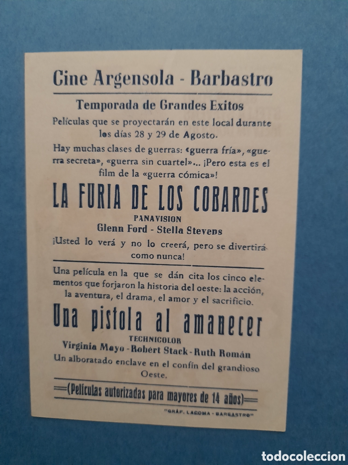 Cine: Programa de cine la furia de los cobardes - Foto 2