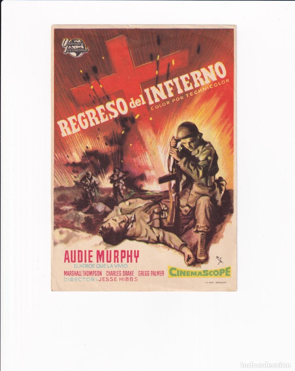 Cine: REGRESO DEL INFIERNO .- AUDIE MURPHY - Foto 1