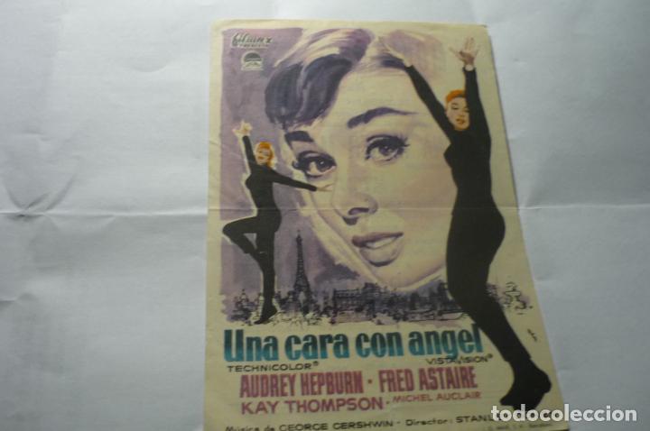 Cine: programa una cara con angel.-audrey hepburn.-publicidad - Foto 1