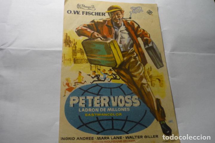 Kino: programa peter voss-ladron de millones o.w.fischer publicidad kursaal reue