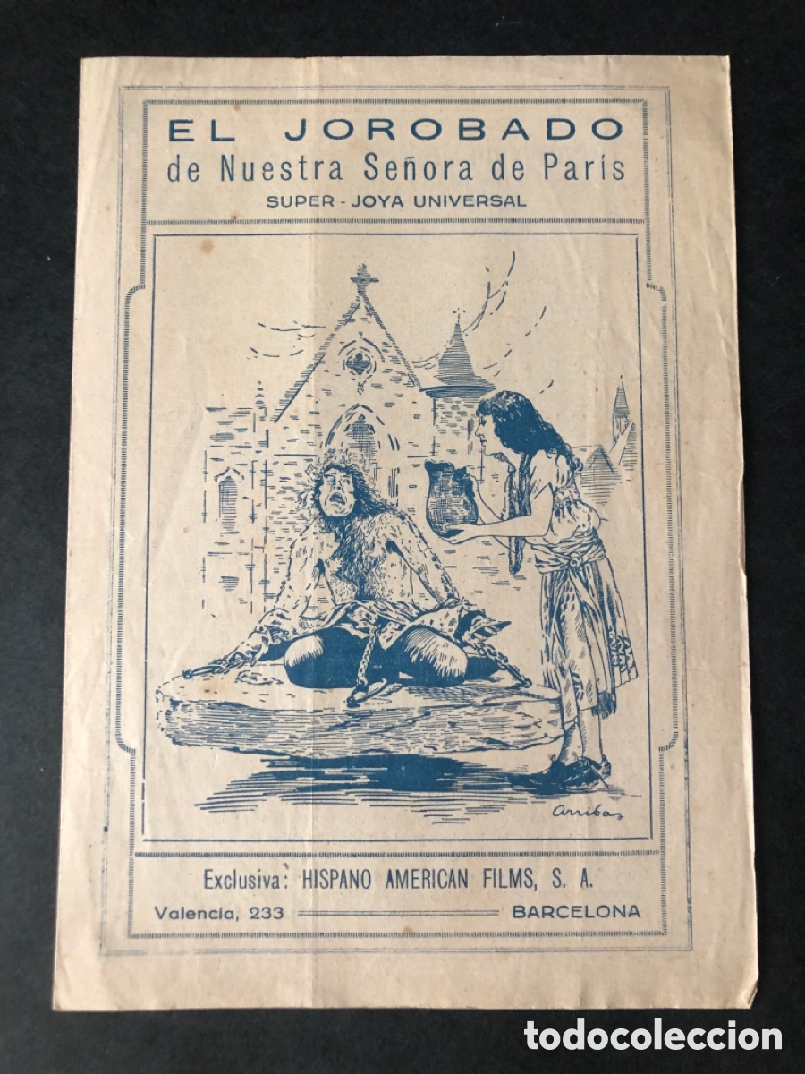 Cine: Programa universal el jorobado de nuestra se&ntilde;ora de paris Lon chaney - Foto 1