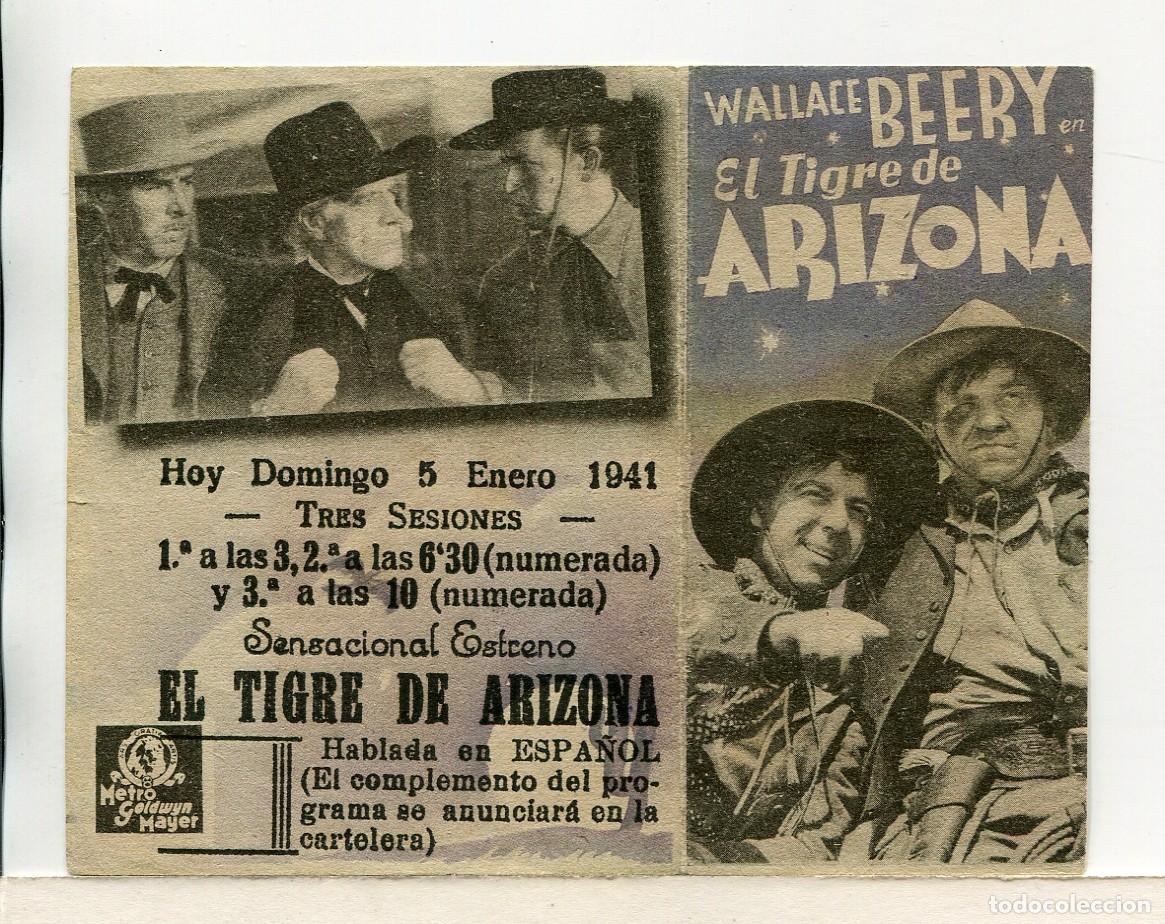 Kino: EL TIGRE DE ARIZONA, con Wallace Beery.