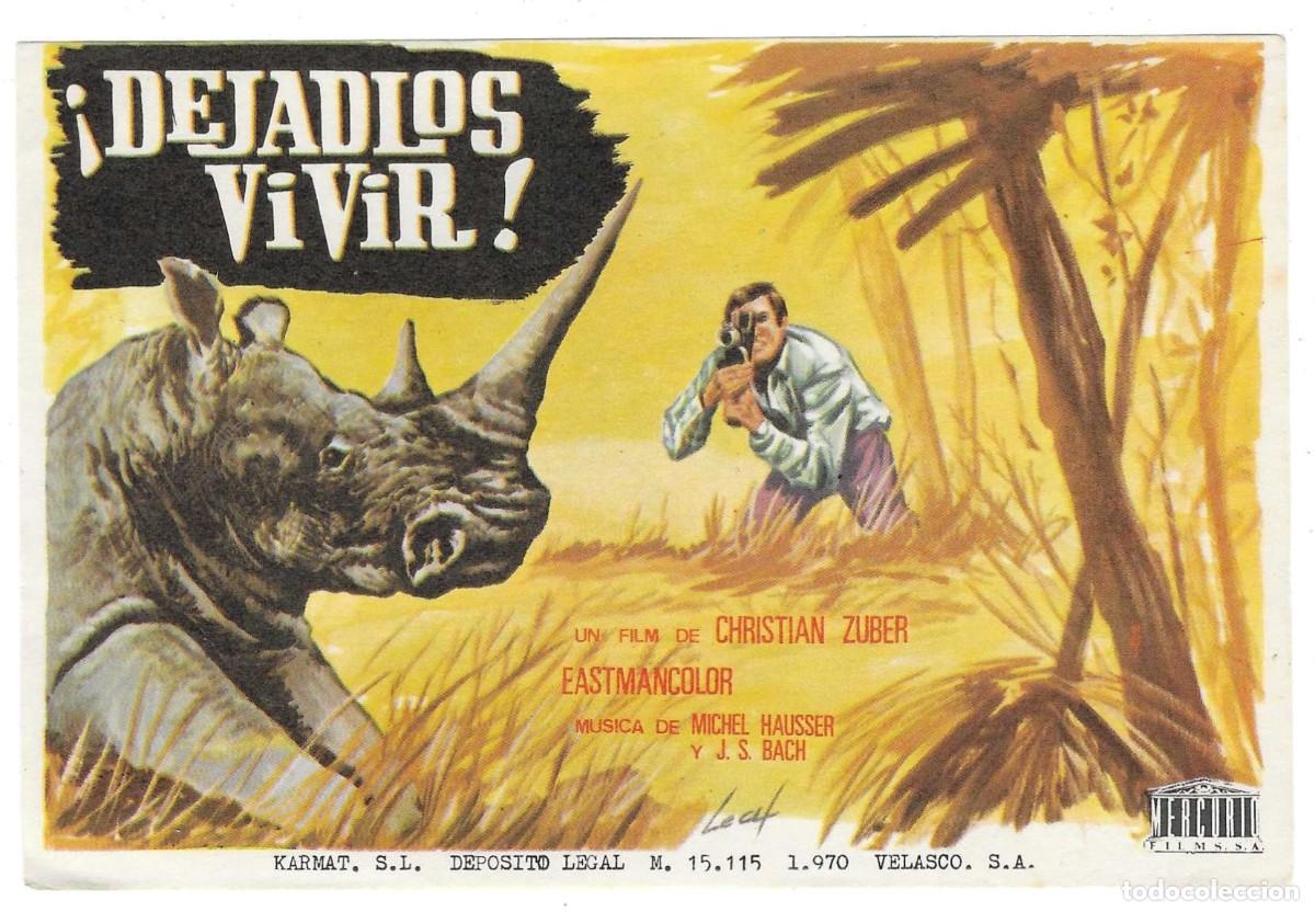 Cine: Programa CIne. Dejalos Vivir. 19-1568 - Foto 1