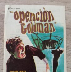 Cine: OPERACIÓN GOLDMAN, CINE TEATRO LICEO DE ALBERIQUE, VALENCIA, 1968