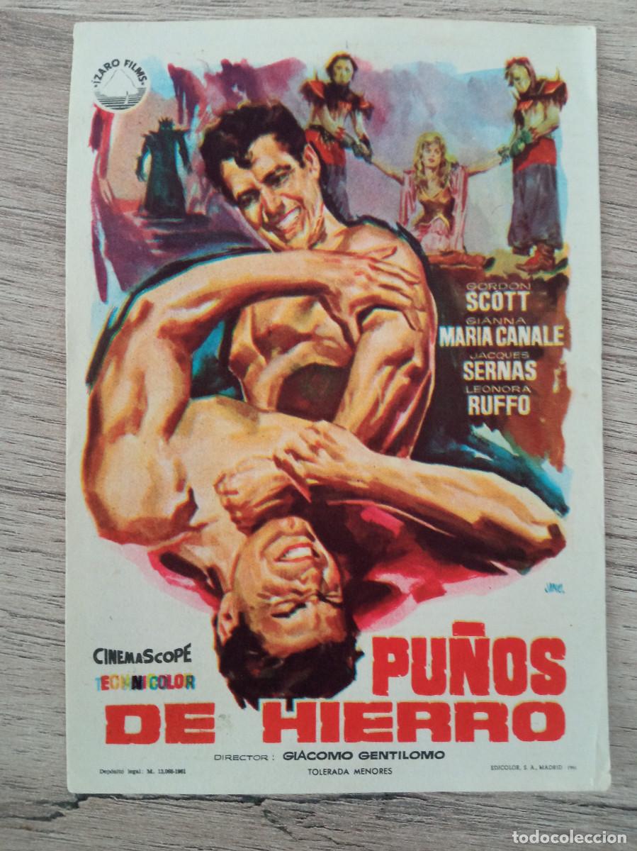 Cine: PU&Ntilde;OS DE HIERRO, GORDON SCOTT - Foto 1