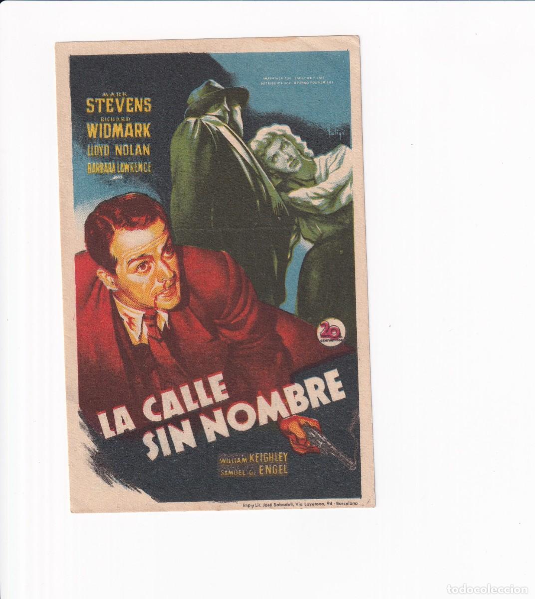 Cine: LA CALLE SIN NOMBRE .- MARK STEVENS - Foto 1