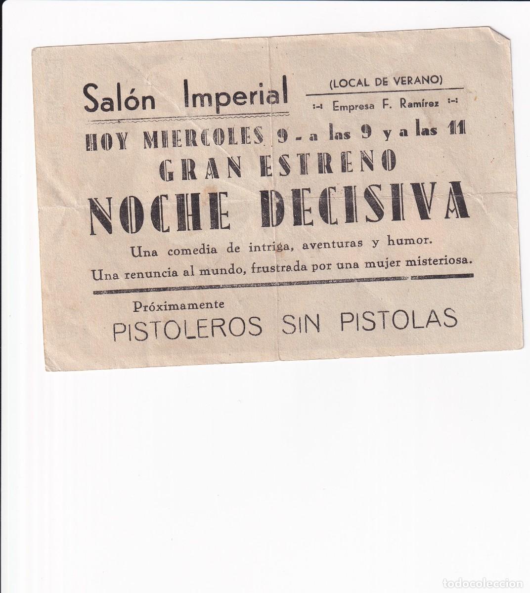 Cine: NOCHE DECISIVA .- JULIO PE&Ntilde;A - Foto 2