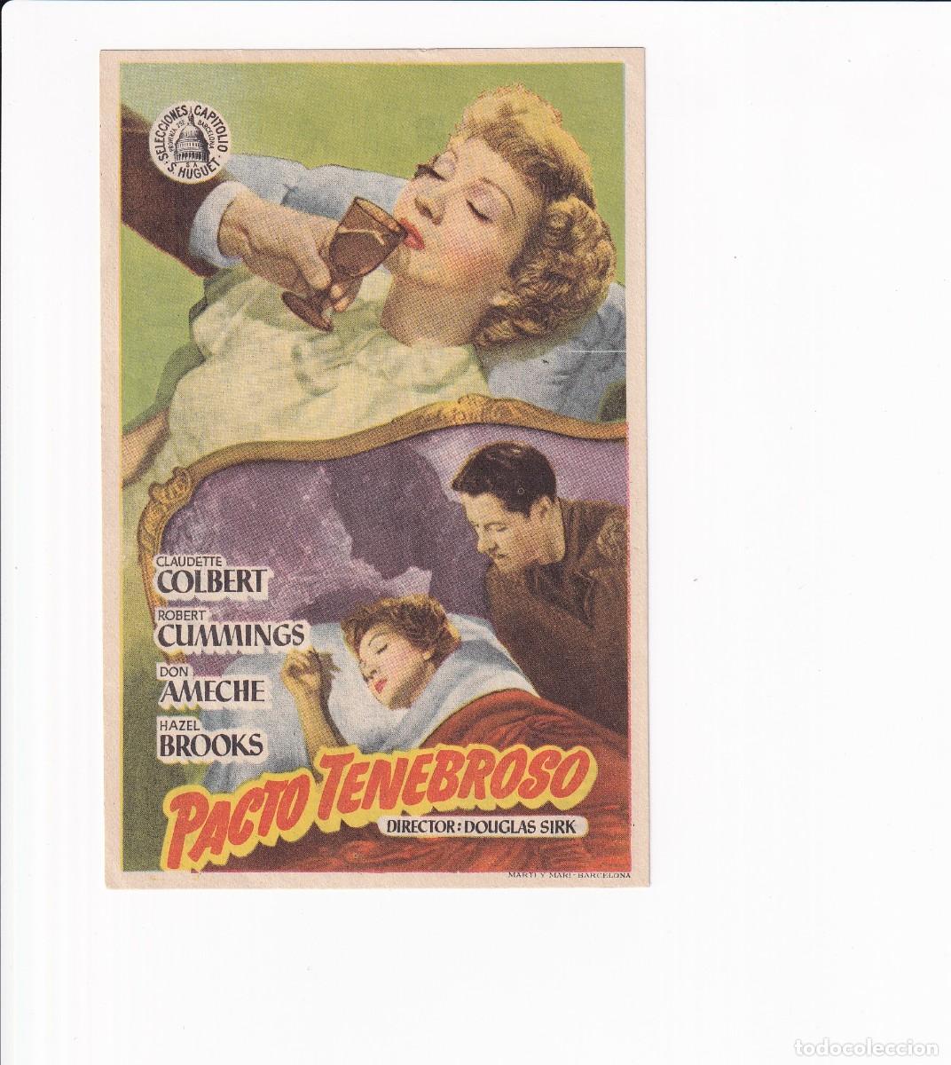 Cine: PACTO TENEBROSO .- CLAUDETTE COLBERT - Foto 1