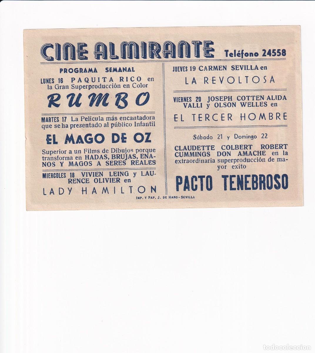 Cine: PACTO TENEBROSO .- CLAUDETTE COLBERT - Foto 2