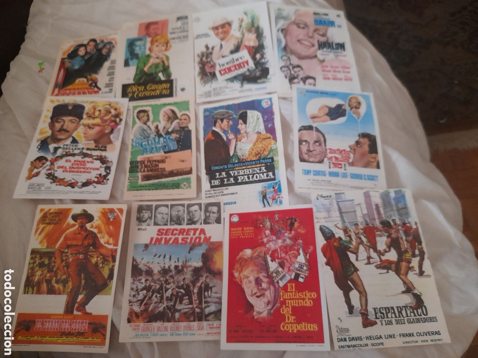 Cine: Lote de 12 antiguos folletos de mano de pel&iacute;culas, Cine Gullon, Astorga