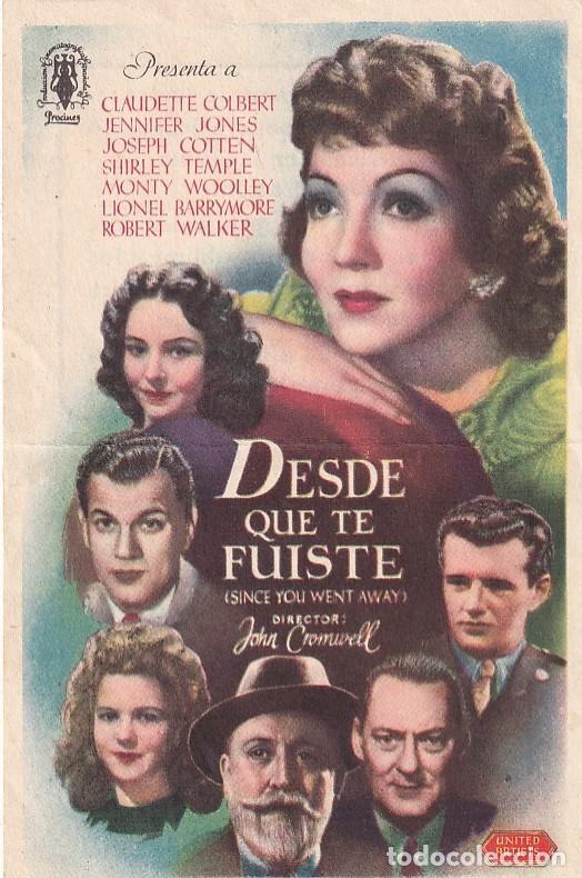 Cine: Desde que te fuiste. Cine Alhambra. Logro&ntilde;o