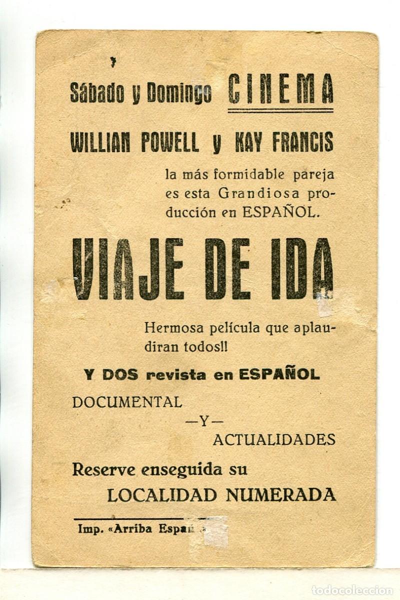 Cine: VIAJE DE IDA, con William Powell - Foto 2