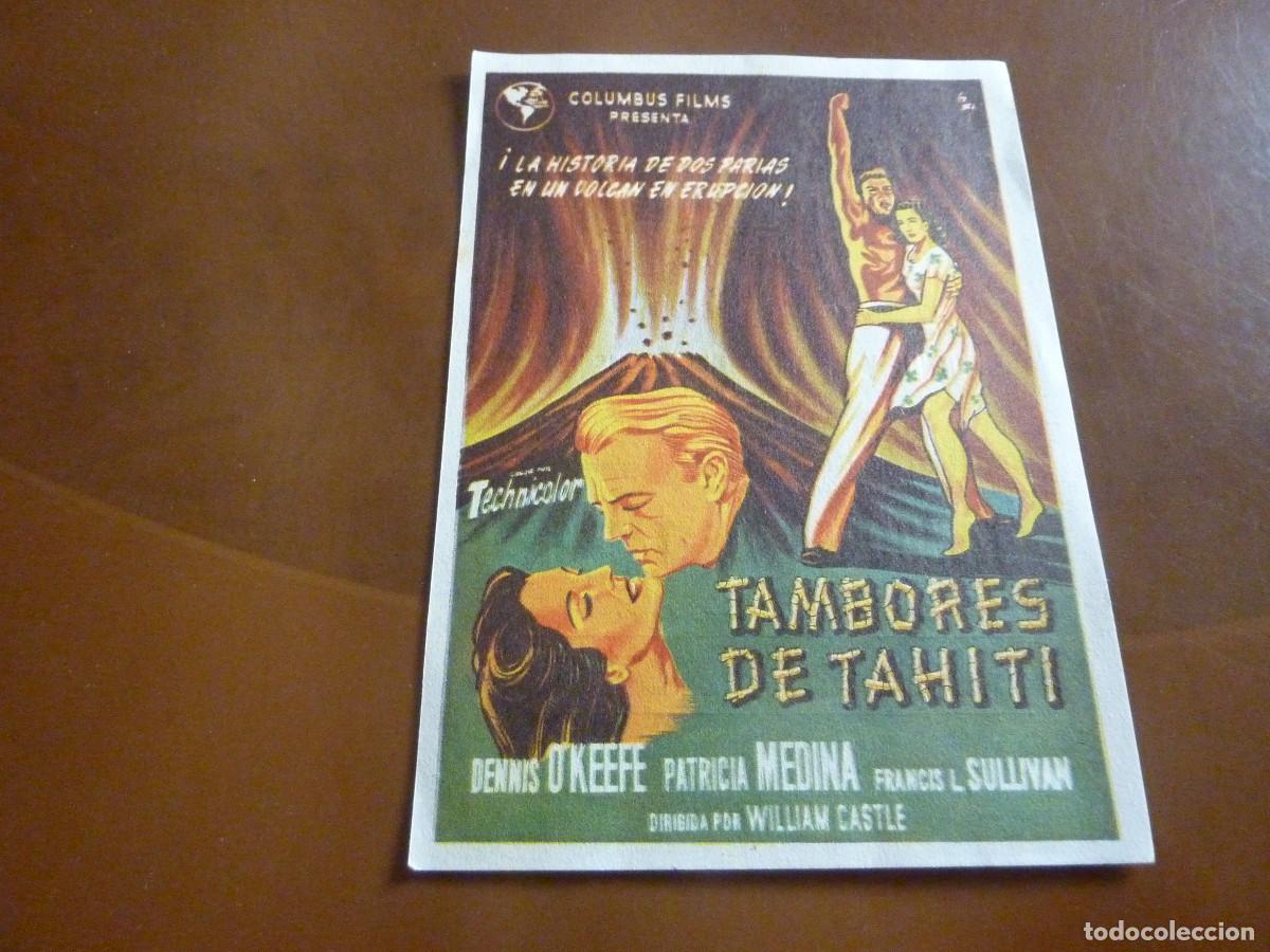 Cine: Programa de cine impreso en la parte trasera - Foto 1