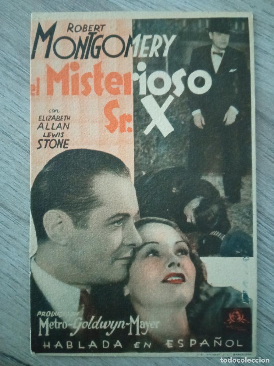 Cine: EL MISTERIOSO SR. X, ROBERT MONTGOMERY - Foto 1