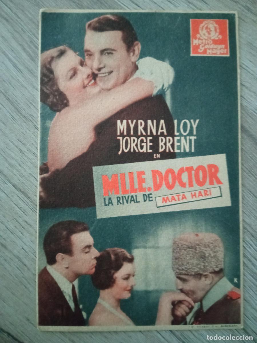 Cinema: MLLE. DOCTOR LA RIVAL DE MATA HARI, MYRNA LOY