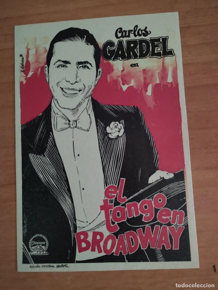 Cine: N&ordm;3-- PROGRAMA DE CINE --EL TANGO DE BROADWAY (EDIT.ESTEBAN LIROLA) - Foto 1