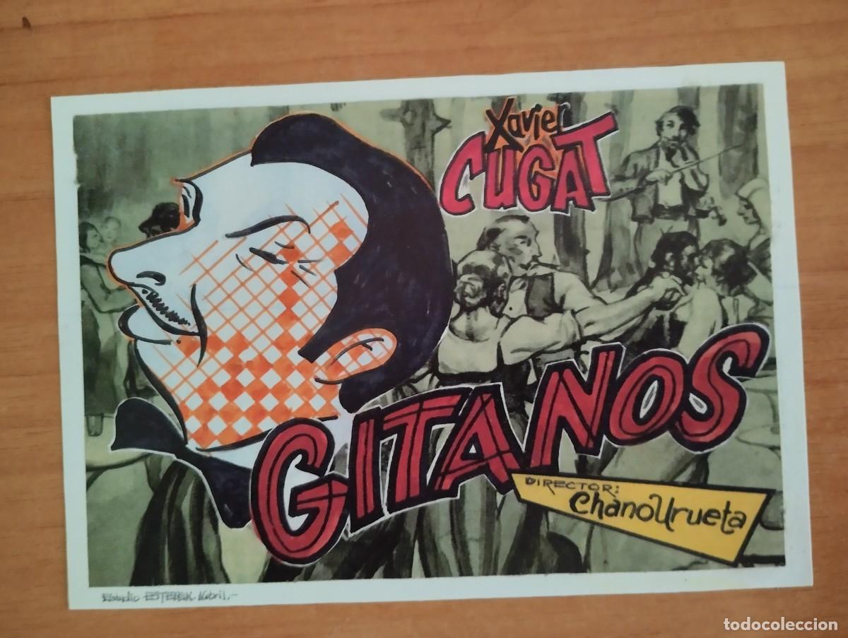 Cine: N&ordm;3-- PROGRAMA DE CINE DE LA PELICULA --GITANOS (edit.esteban lirola) - Foto 1