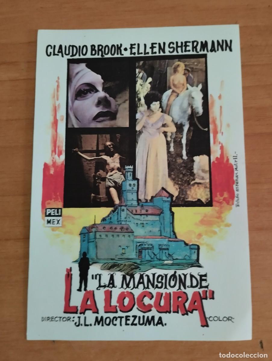 Cinema: N&ordm;3-- PROGRAMA DE CINE DE LA PELICULA --LA MANSION DE LA LOCURA (edit.esteban lirola)