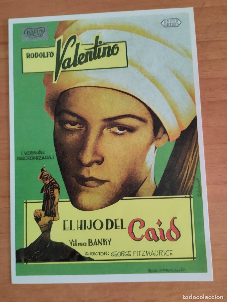 Cinema: N&ordm;3-- PROGRAMA DE CINE DE LA PELICULA --EL HIJO DEL CAID (edit.esteban lirola)