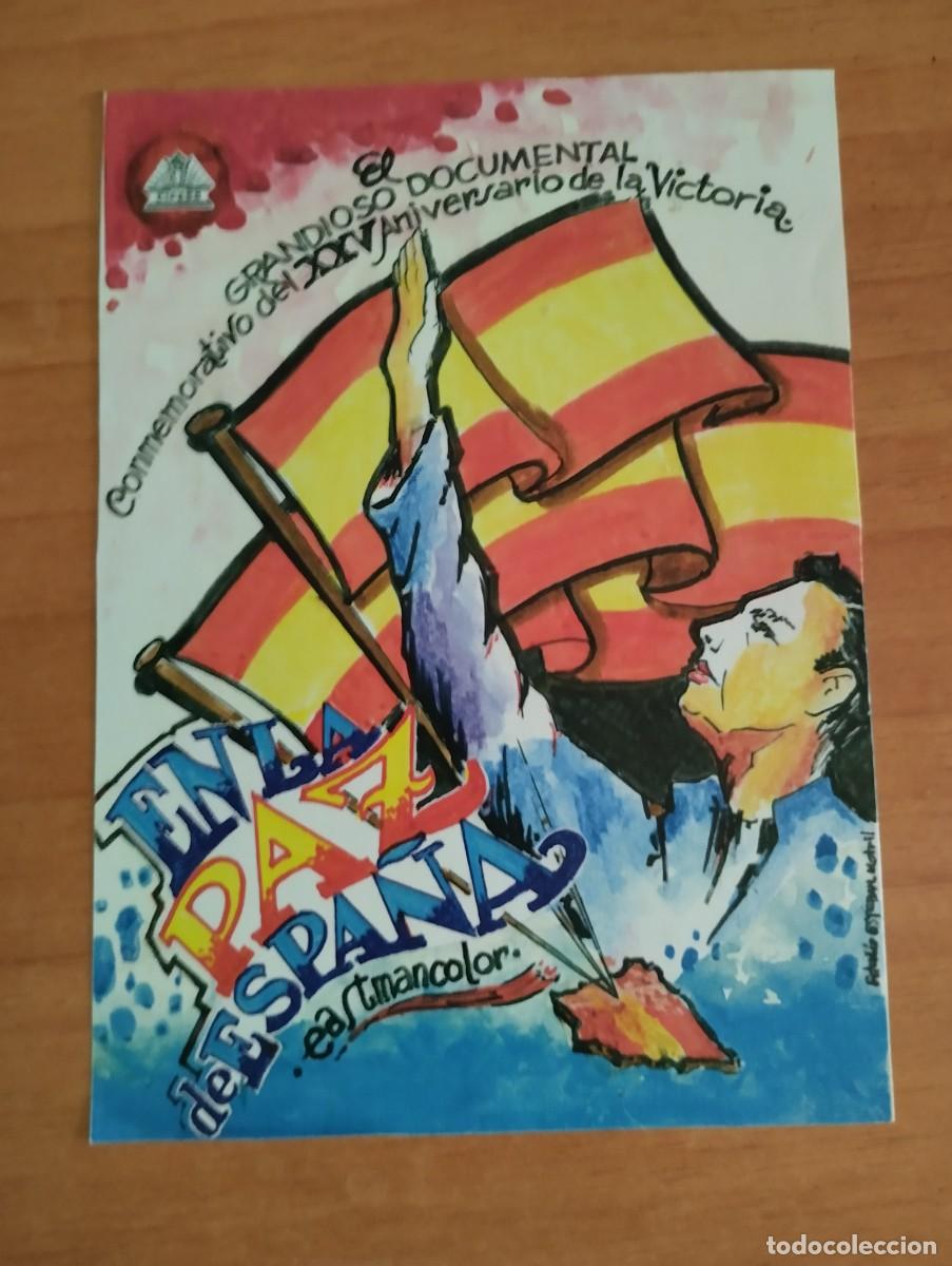 Cinema: N&ordm;3-- PROGRAMA DE CINE DE LA PELICULA --EN LA PAZ DE ESPA&Ntilde;A -(edit.esteban lirola)