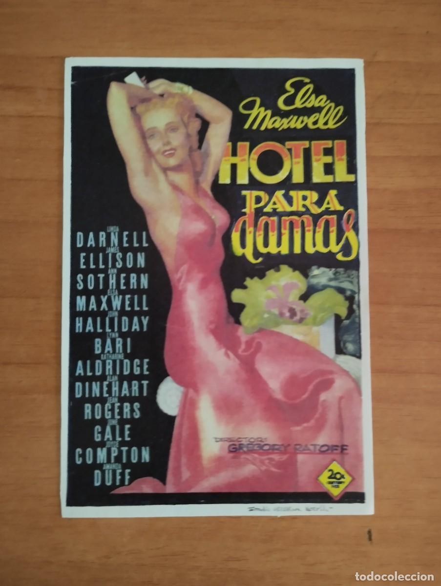 Cine: N&ordm;3-- PROGRAMA DE CINE --HOTEL PARA DAMAS (edit.esteban lirola) - Foto 1