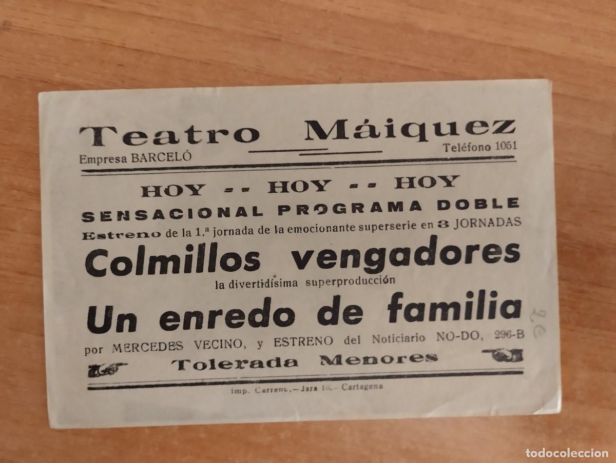 Cine: N3-- PROGRAMAS DE CINE -- COLMILLOS VENGADORES - Foto 2