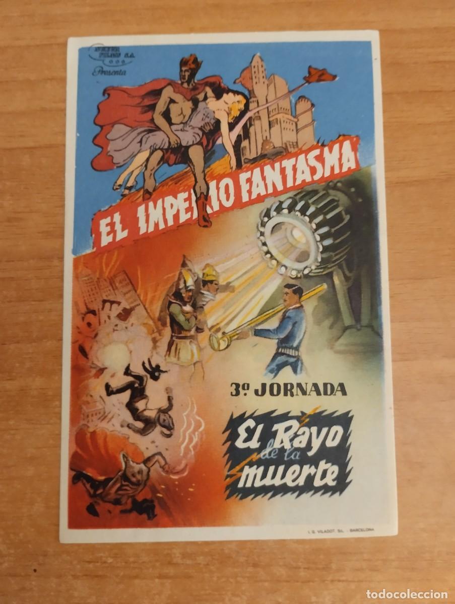 Cine: N3-- PROGRAMAS DE CINE -- EL IMPERIO FANTASMA EL RAYO DE LA MUERTE - Foto 1
