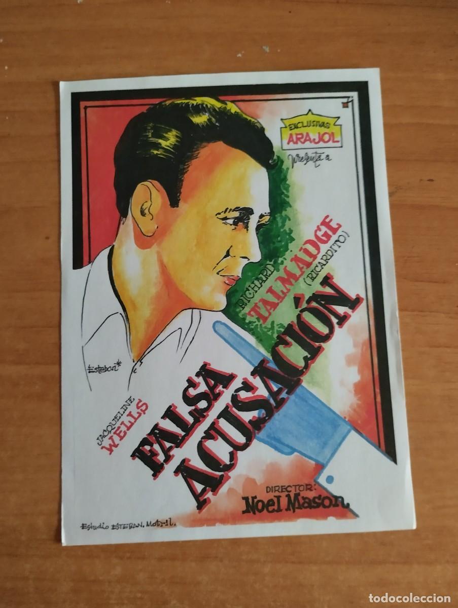 Cine: N&ordm;3-- PROGRAMA DE CINE --FALSA ACUSACION (edit.esteban lirola) - Foto 1