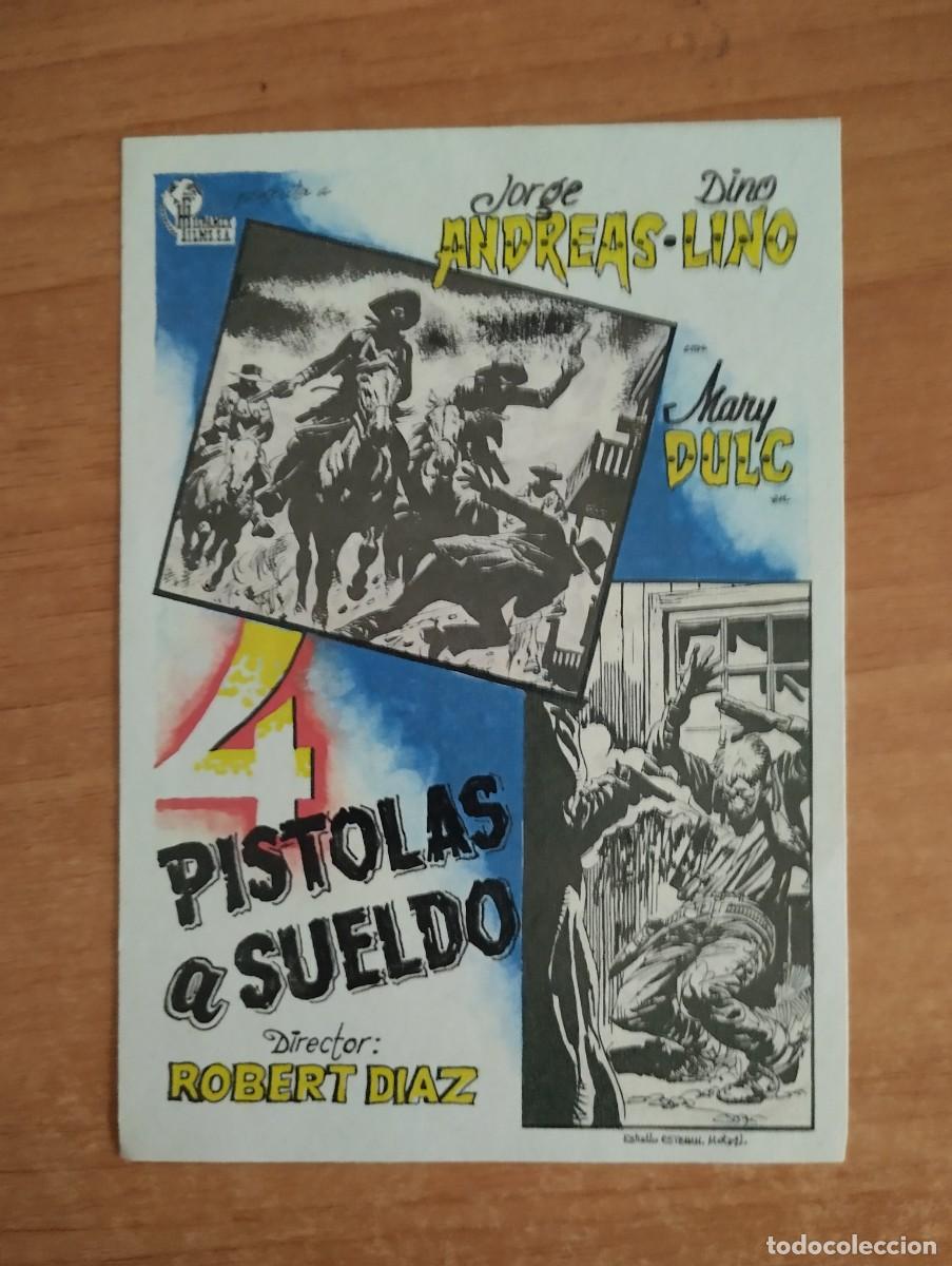 Cine: N&ordm;3-- PROGRAMA DE CINE --4 PISTOLAS A SUELDO (edit.esteban lirola) - Foto 1