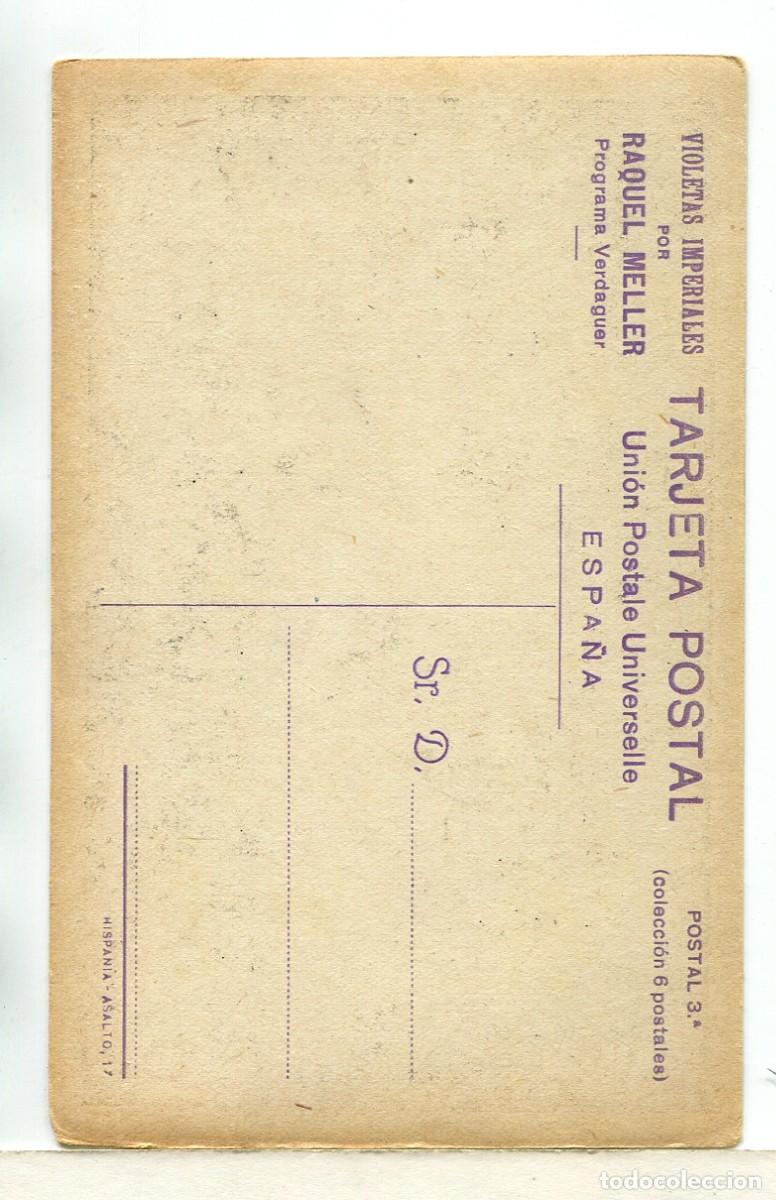 Cine: VIOLETAS IMPERIALES, con Raquel Meller. POSTAL. - Foto 2