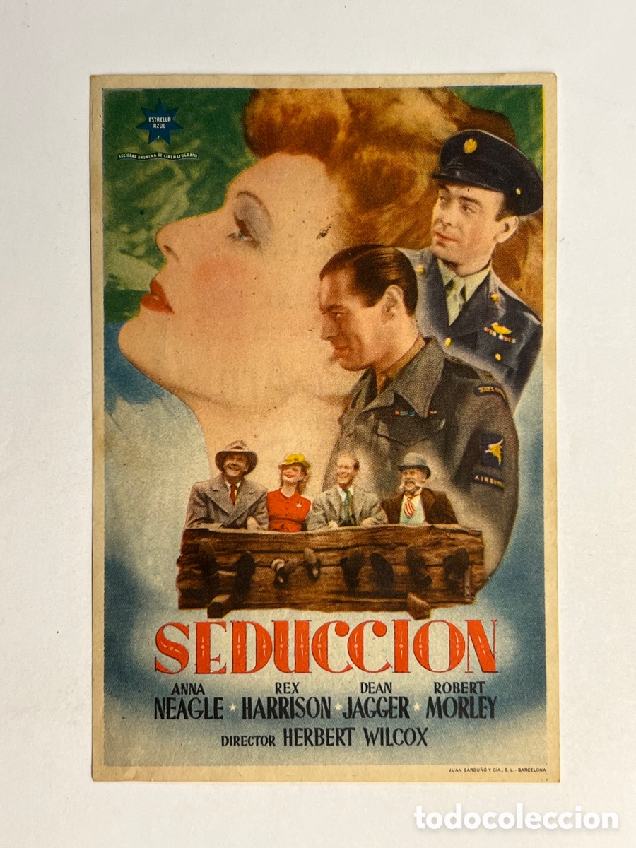 Cinema: CASTELLON. Cine de Verano. Plaza de Toros. SEDUCCI&Oacute;N (a.1947) folleto de mano