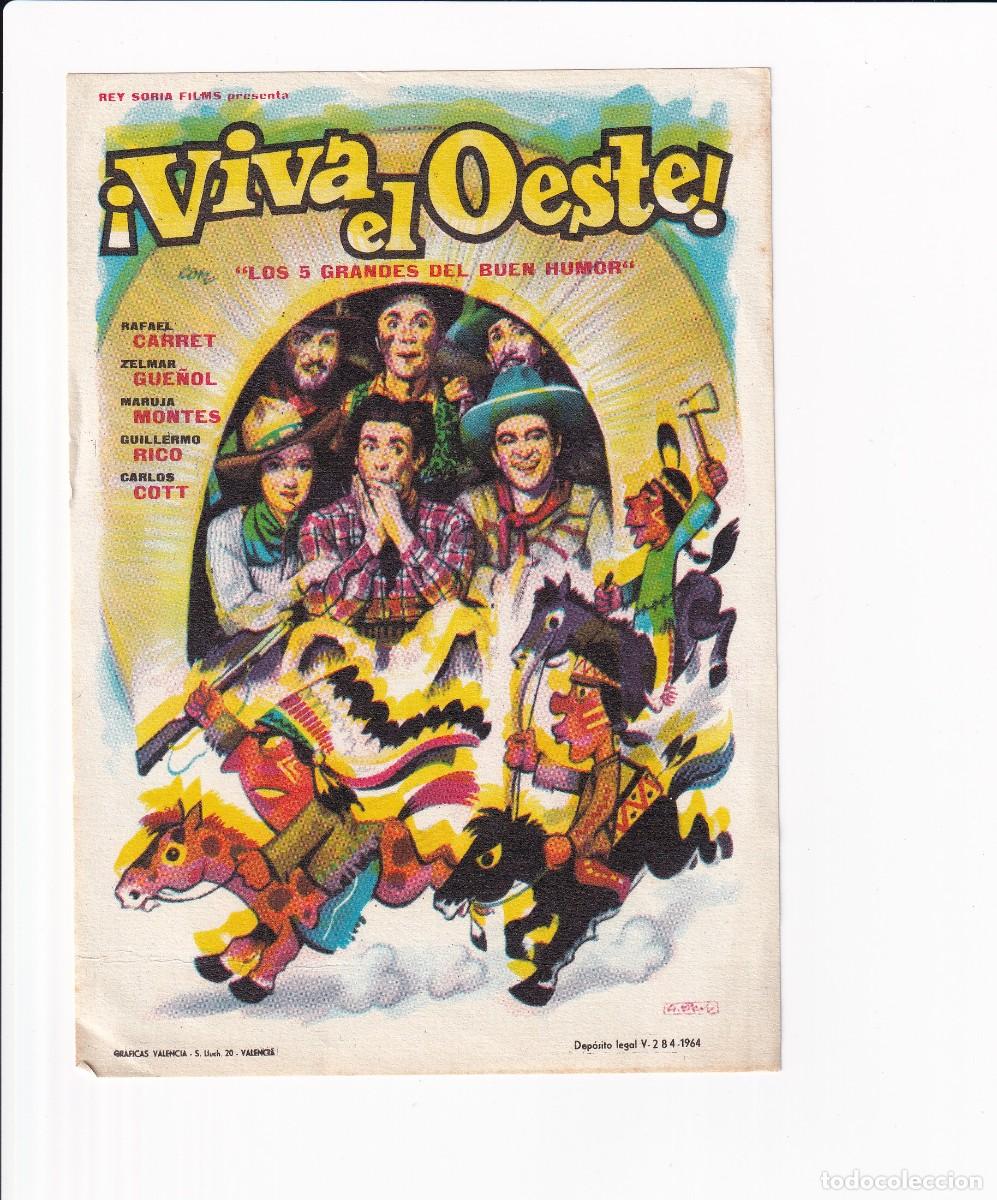 Cine: VIVA EL OESTE .- RAFAEL CARRET - Foto 1