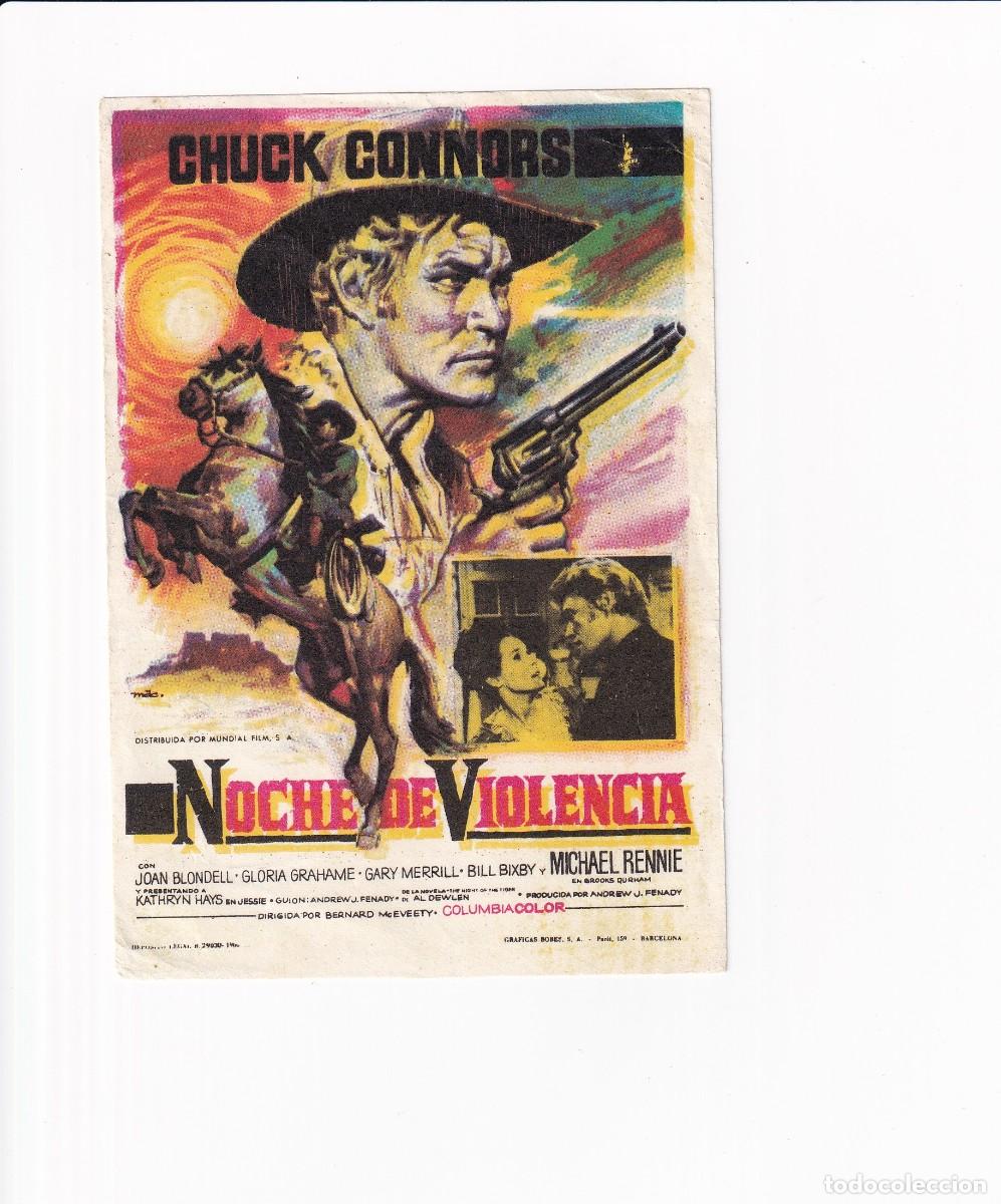 Cine: NOCHE DE VIOLENCIA .- CHUCK CONNORS - Foto 1