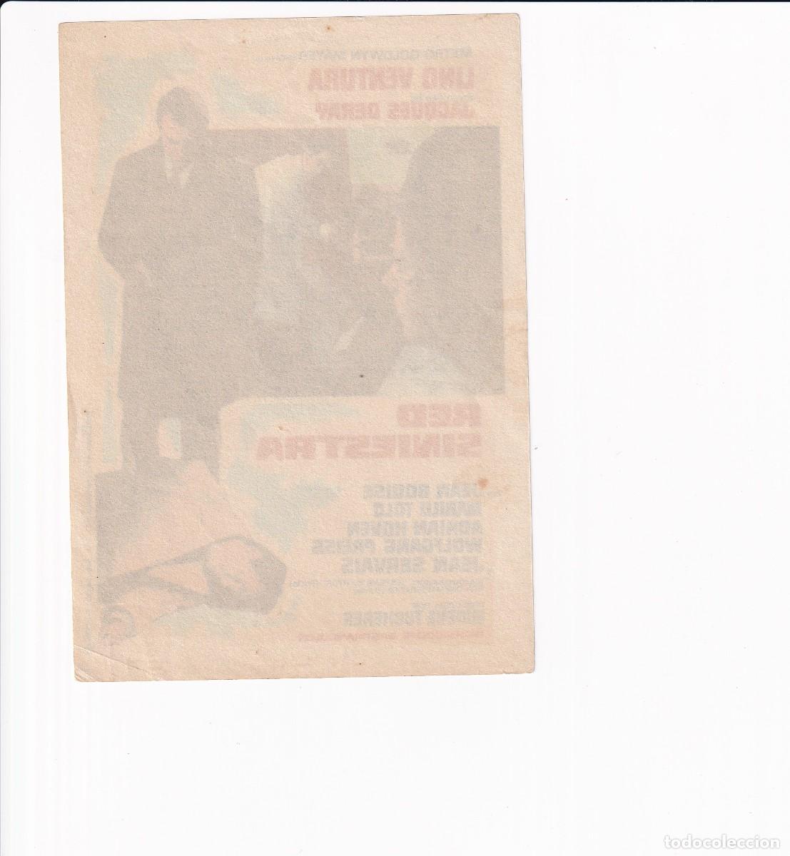 Cine: RED SINIESTRA .- LINO VENTURA - Foto 2