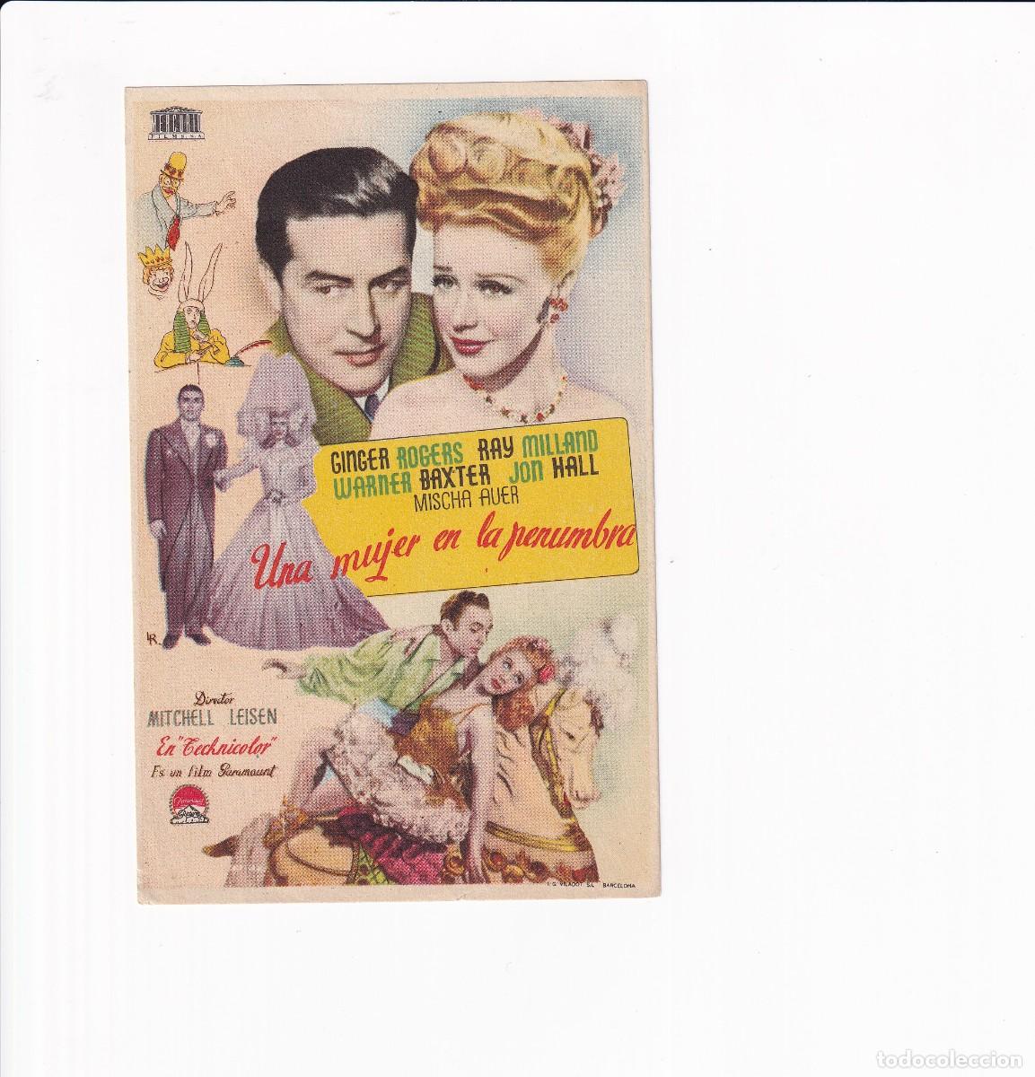 Cine: UNA MUJER EN LA PENUMBRA .- GINGER ROGERS - Foto 1