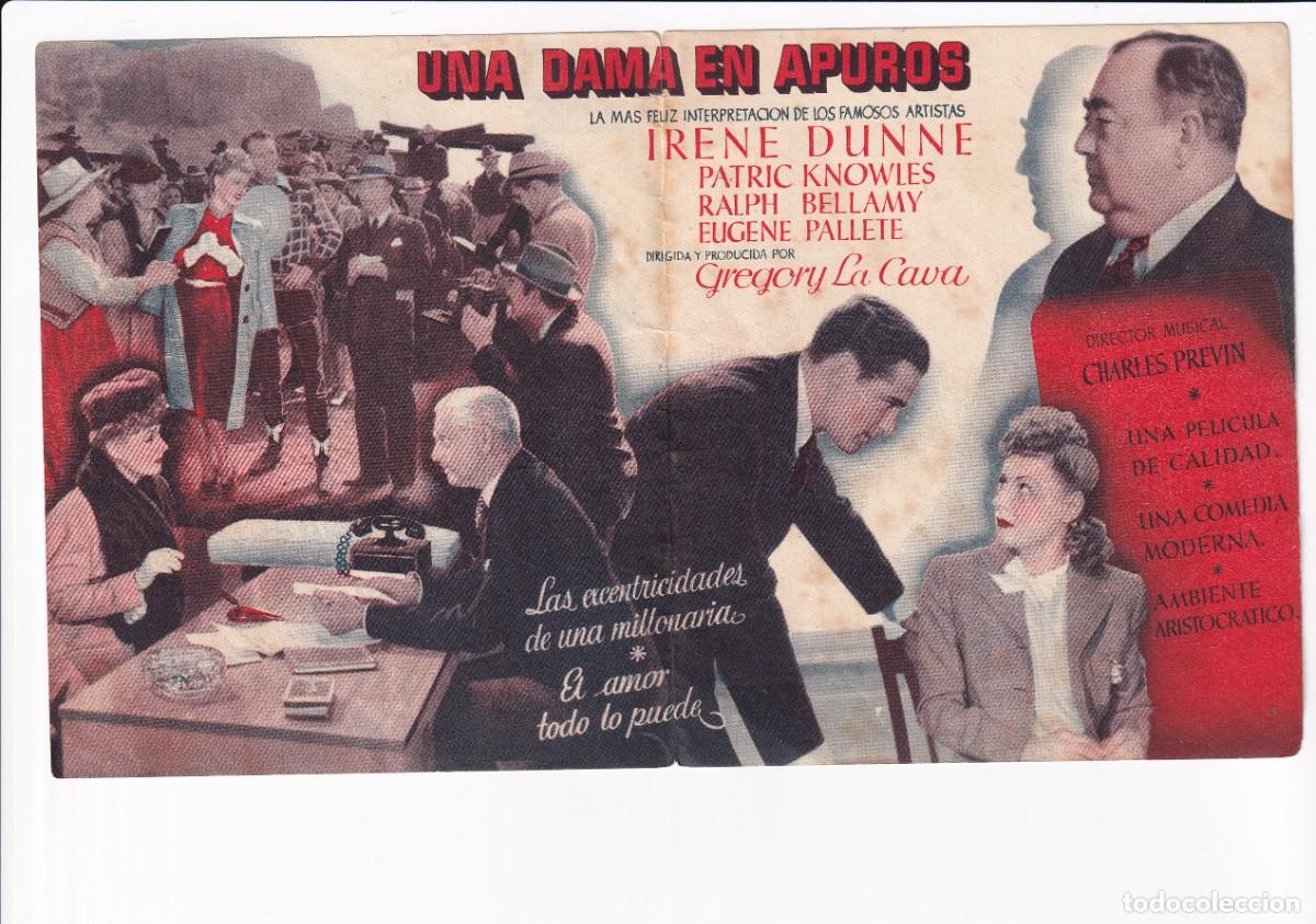 Cine: UNA DAMA EN APUROS .- IRENE DUNNE - Foto 2
