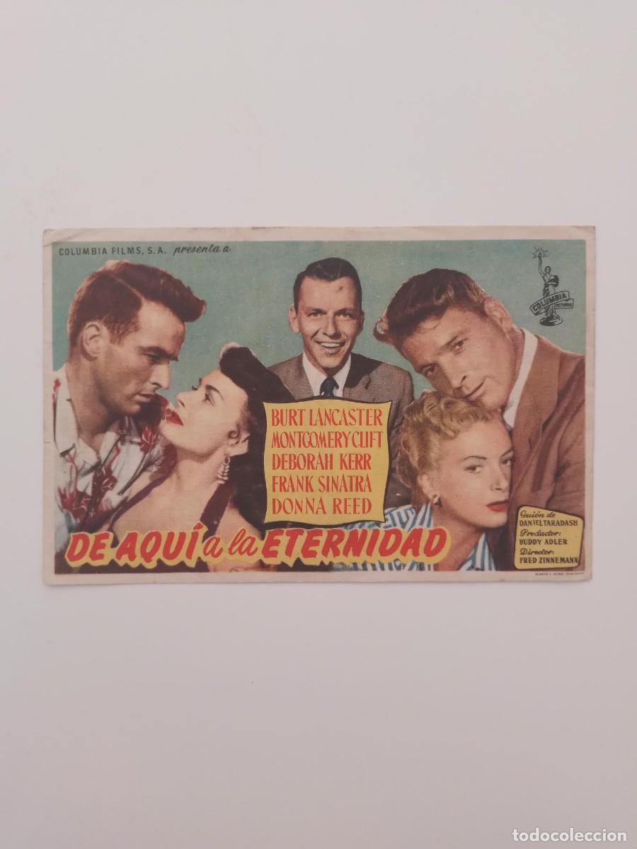 Cine: PROGRAMA DE CINE DE AQUI A LA ETERNIDAD - GALARDONADA CON 8 OSCARS - Foto 1