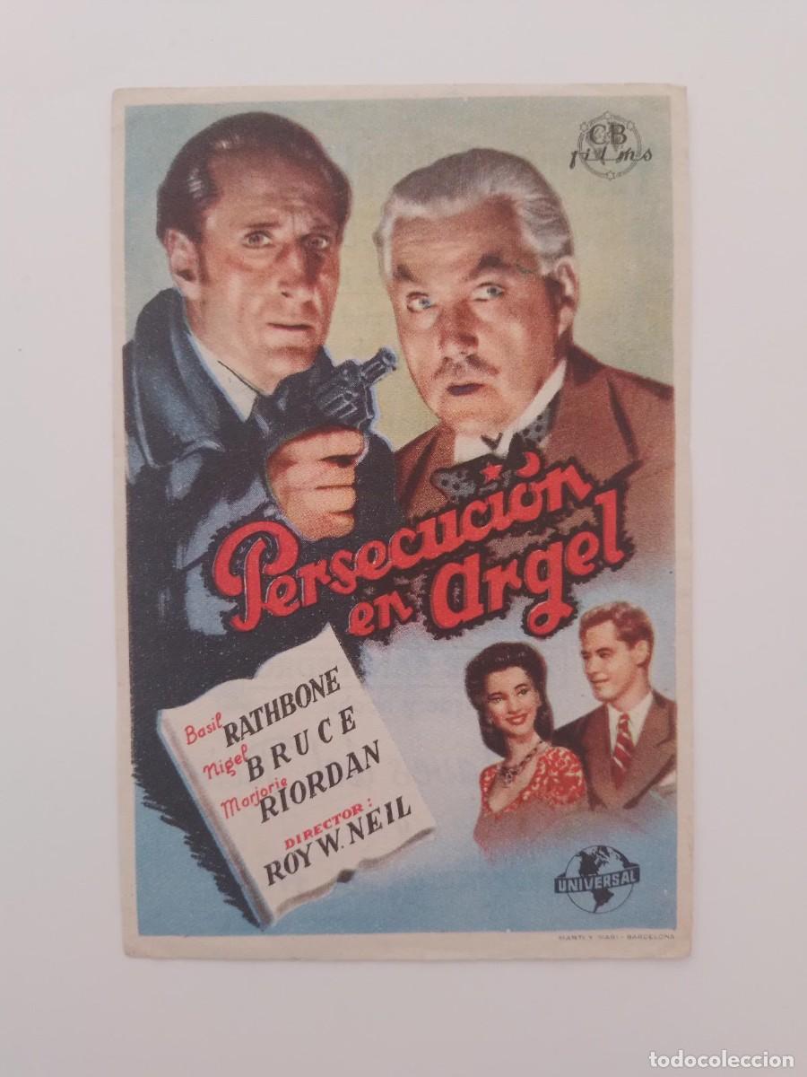 Cine: PROGRAMA DE CINE PERSECUCI&Oacute;N EN ARGEL - Foto 1