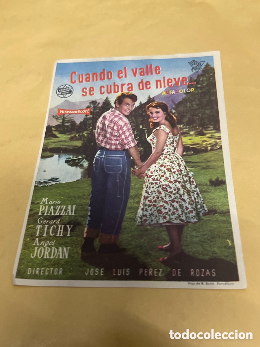 Cine: T1/E2/A514. PROGRAMA DE CINE CUANDO EL VALLE SE CUBRA DE NIEVE - Foto 1
