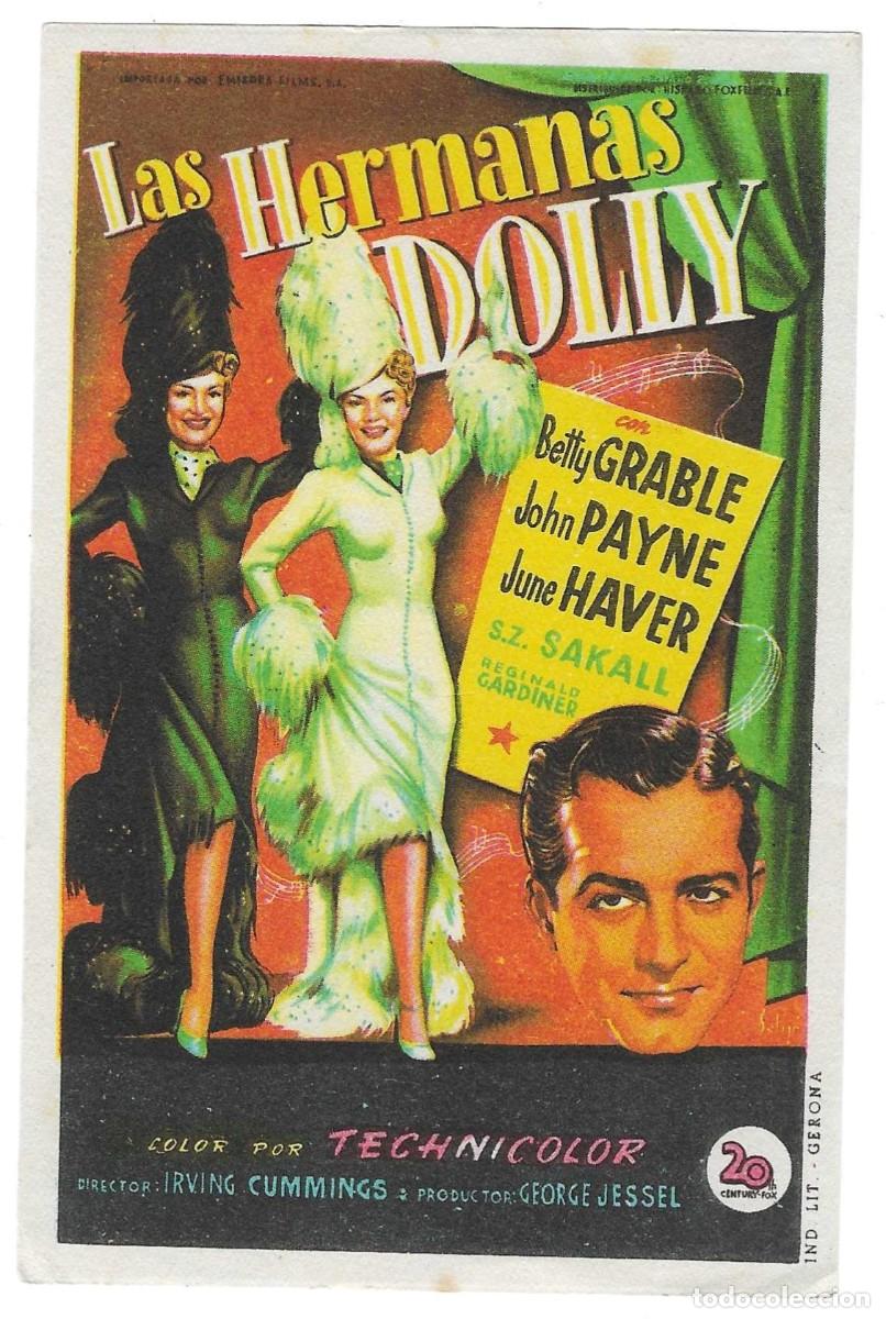 Cine: Programa Cine. Las Hermanas Dolly. Betty Grable. 19-1580 - Foto 1