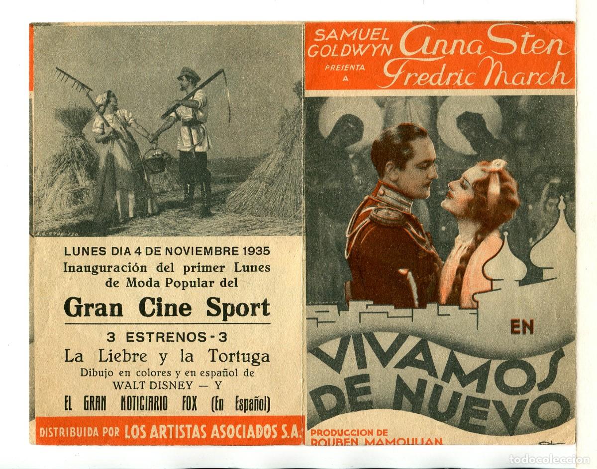 Cinema: VIVAMOS DE NUEVO, con Fredric March.