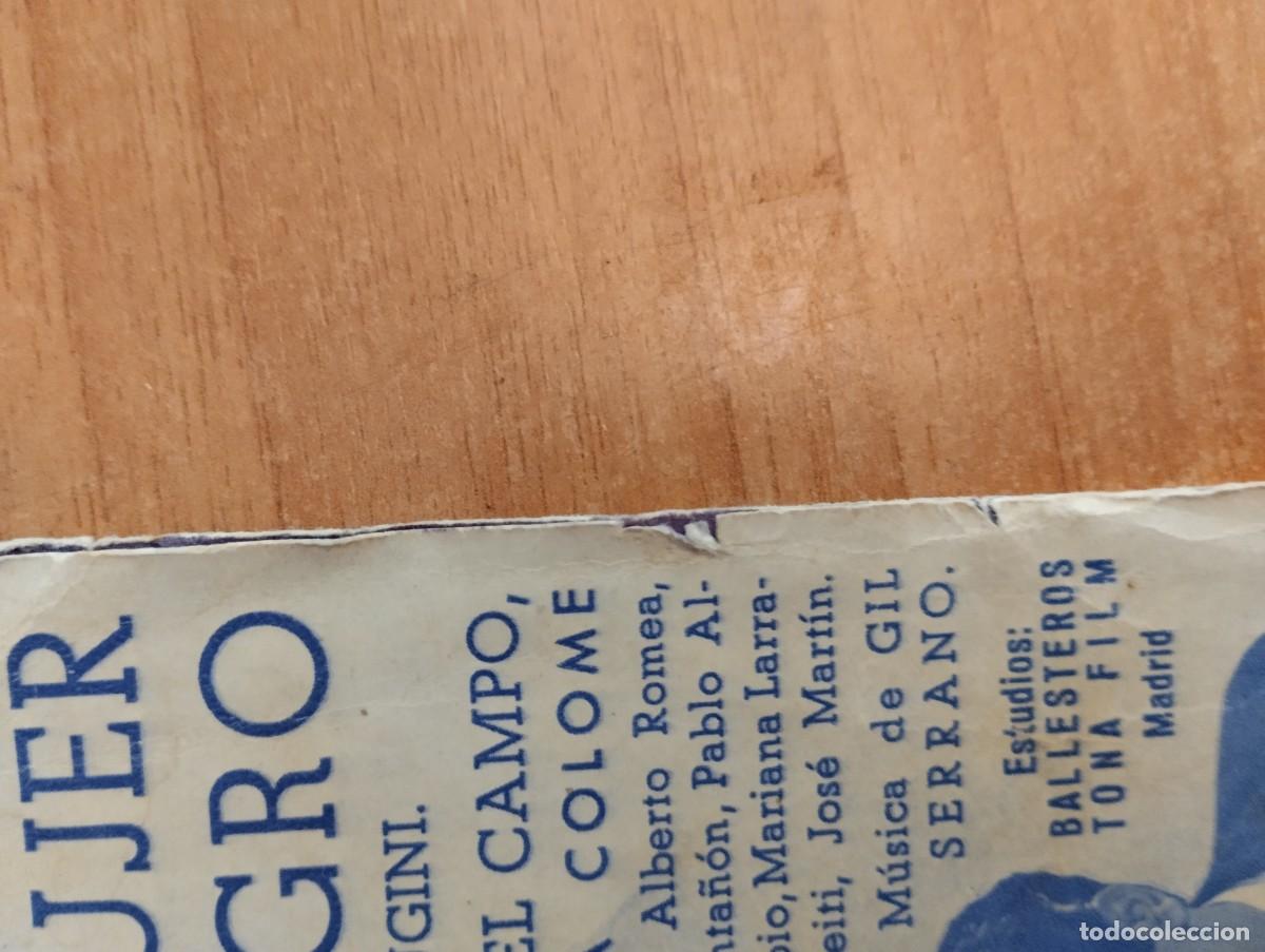 Cine: N&ordm;3-- PROGRAMA DE CINE -- UNA MUJER EN PELIGRO - Foto 2
