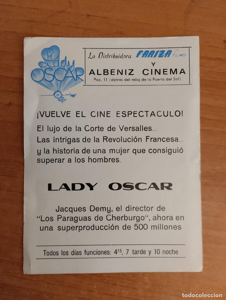 Cine: N&ordm;3-- PROGRAMA DE CINE --- LADY OSCAR - Foto 2