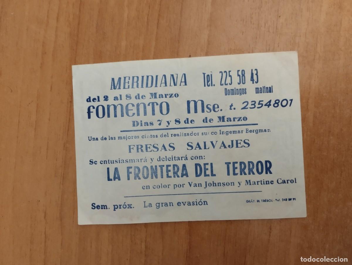 Cine: N&ordm;3-- PROGRAMA DE CINE - LA FRONTERA DEL TERROR ct - Foto 2