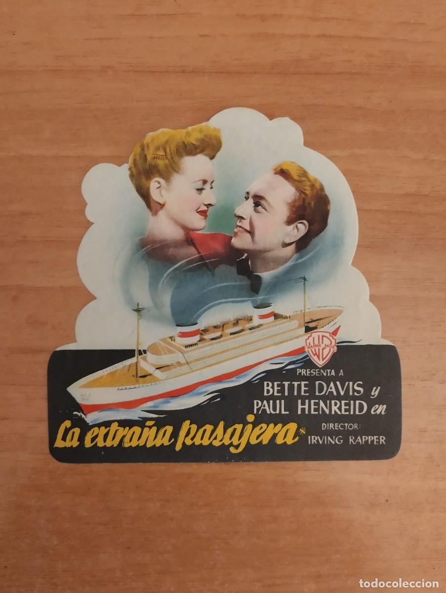  Flyers Publicitaires de films Anciens: N&ordm;3-- PROGRAMA DE CINE DE LA PELICULA --LA EXTRA&Ntilde;A PASAJERA ct
