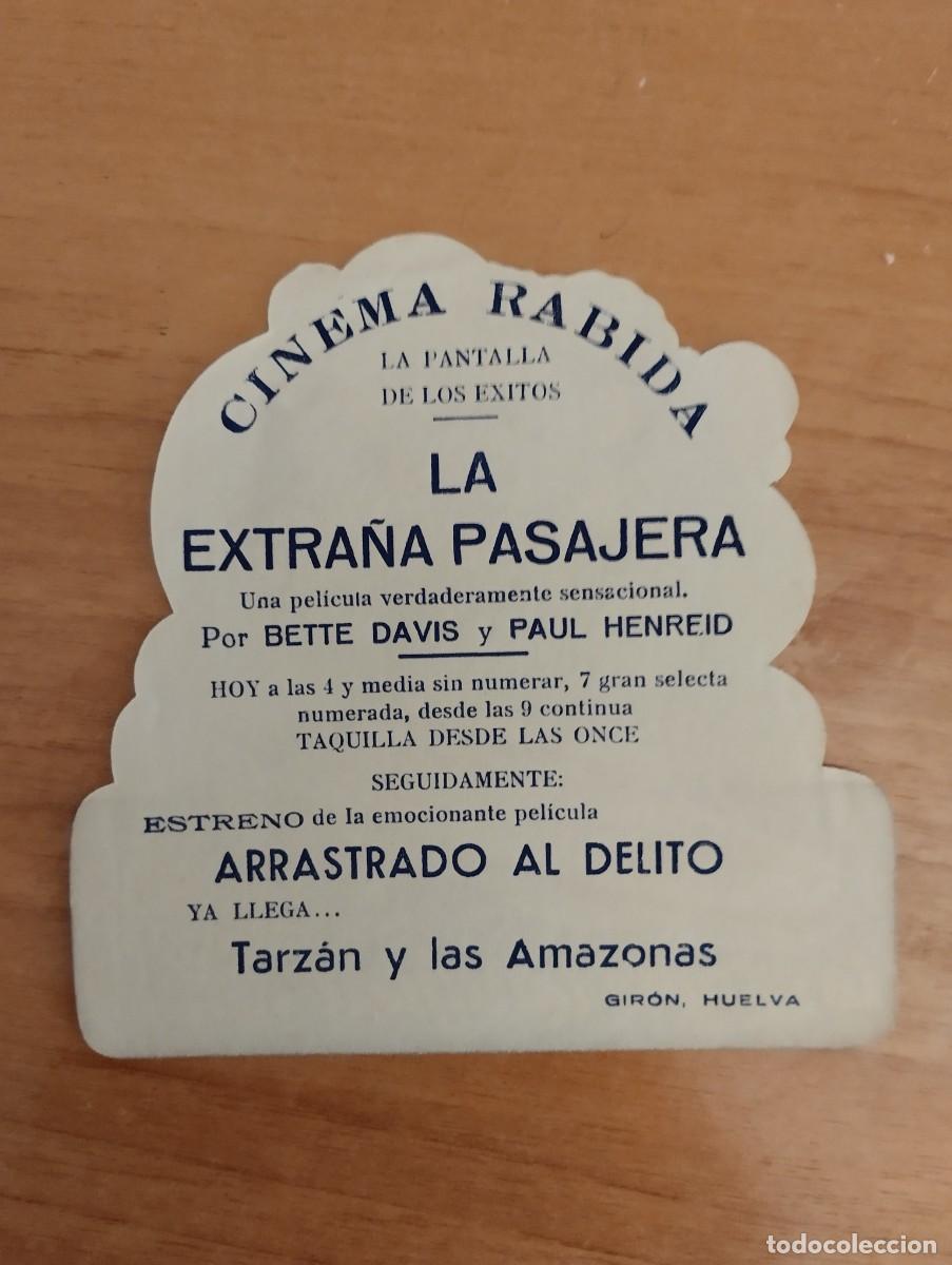 Cine: N&ordm;3-- PROGRAMA DE CINE DE LA PELICULA --LA EXTRA&Ntilde;A PASAJERA ct - Foto 2
