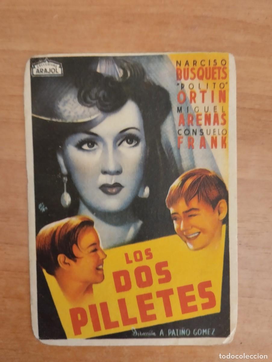 Cine: N&ordm;3-- PROGRAMA DE CINE DE LA PELICULA -- LOS DOS PILLETES - Foto 1