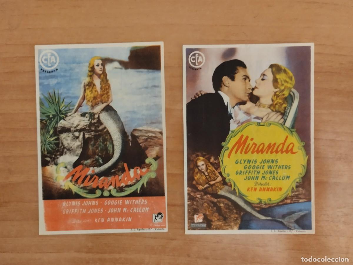  Flyers Publicitaires de films Anciens: N&ordm;3-- PROGRAMA DE CINE DE LA PELICULA --MIRANDA CT